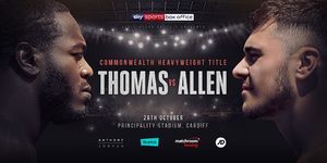 Lenroy Thomas-Dave Allen Commonwealth Heavyweight Re-Match confirmed for Joshua/Pulev October 28th