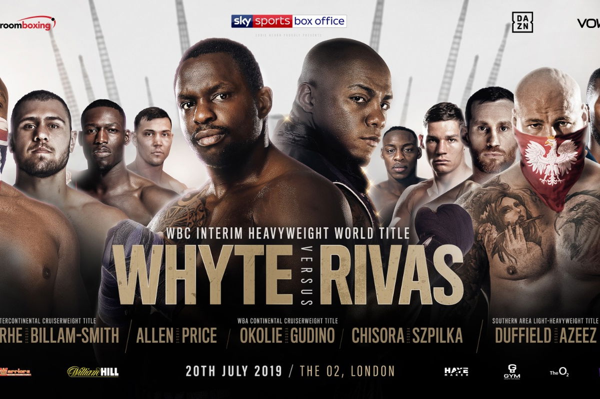 Dillian Whyte vs Oscar Rivas now for WBC Interim heavyweight title