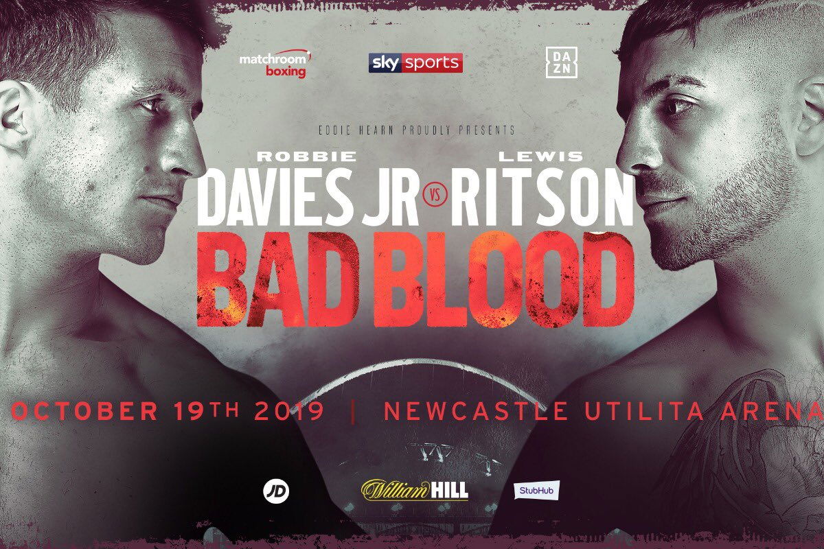 Robbie Davies Jr vs Lewis Ritson confirmed for October