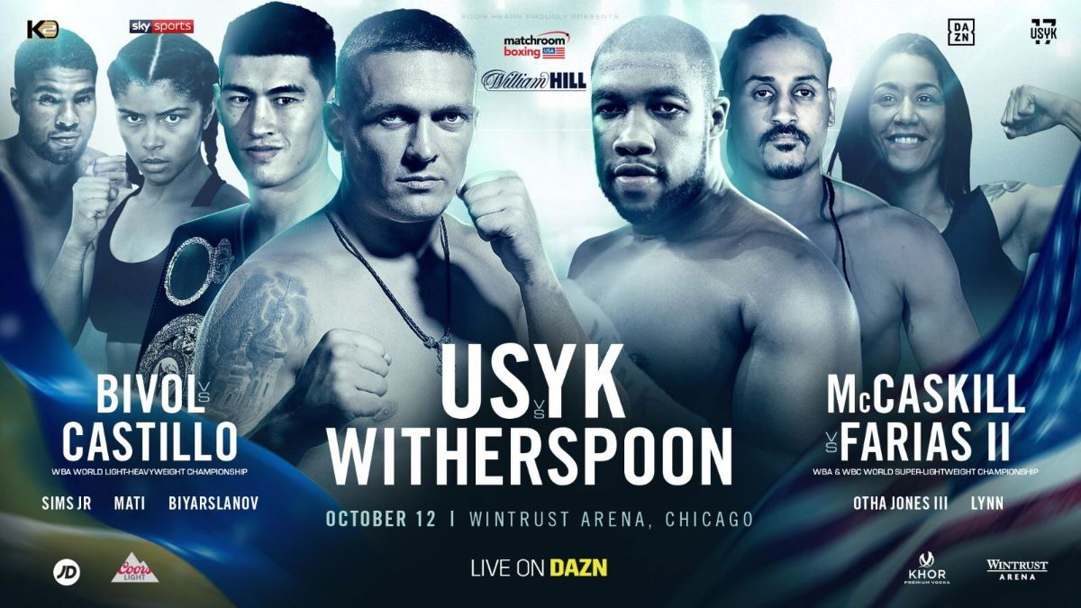 Chazz Witherspoon! Uninspiring opponent for Oleksandr Usyk as Tyrone Spong pops for drugs