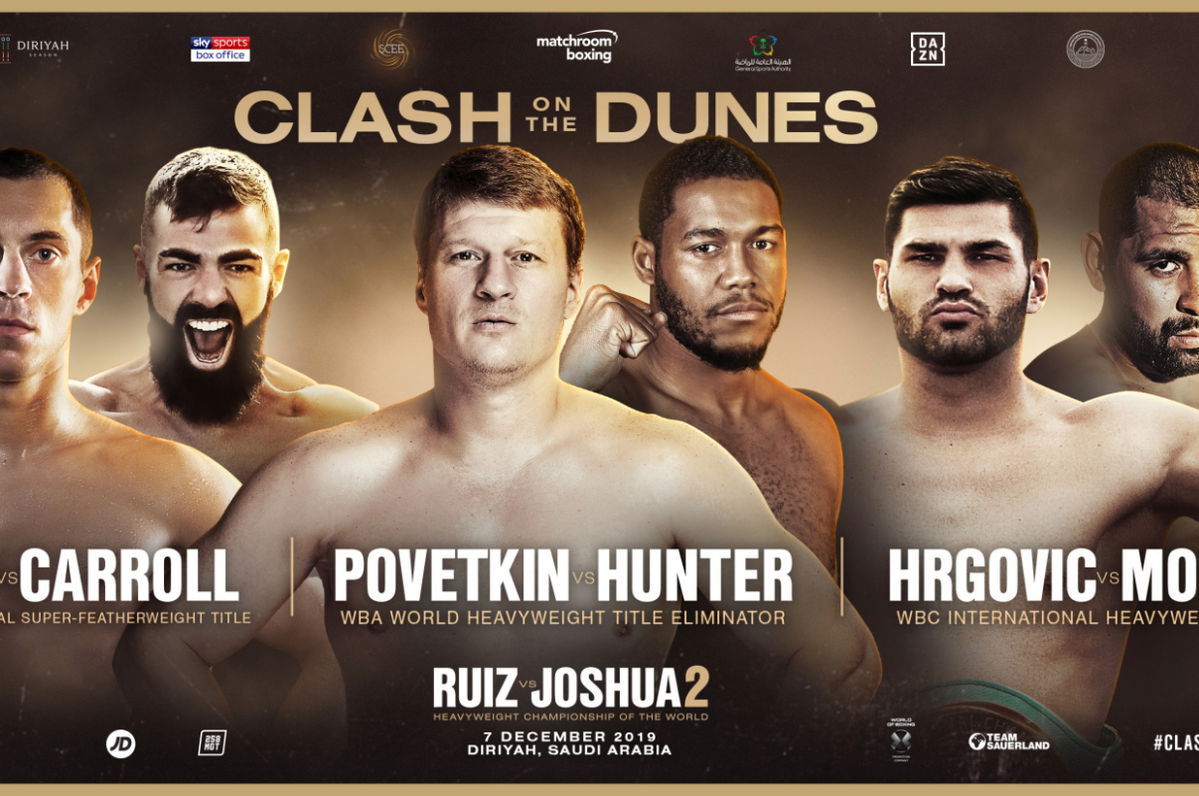 Joshua vs Ruiz 2 undercard: Povetkin vs Hunter confirmed and more