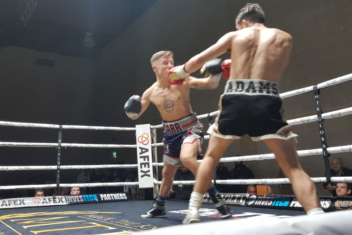 Danny Carr edges Lewis Adams