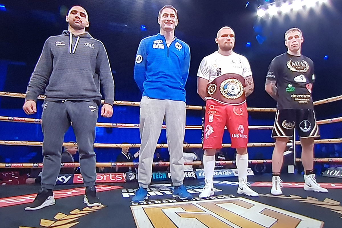 The semi-finalists (l-r): Serge Michel, Hosea Burton, Ricards Bolotniks and Liam Conroy