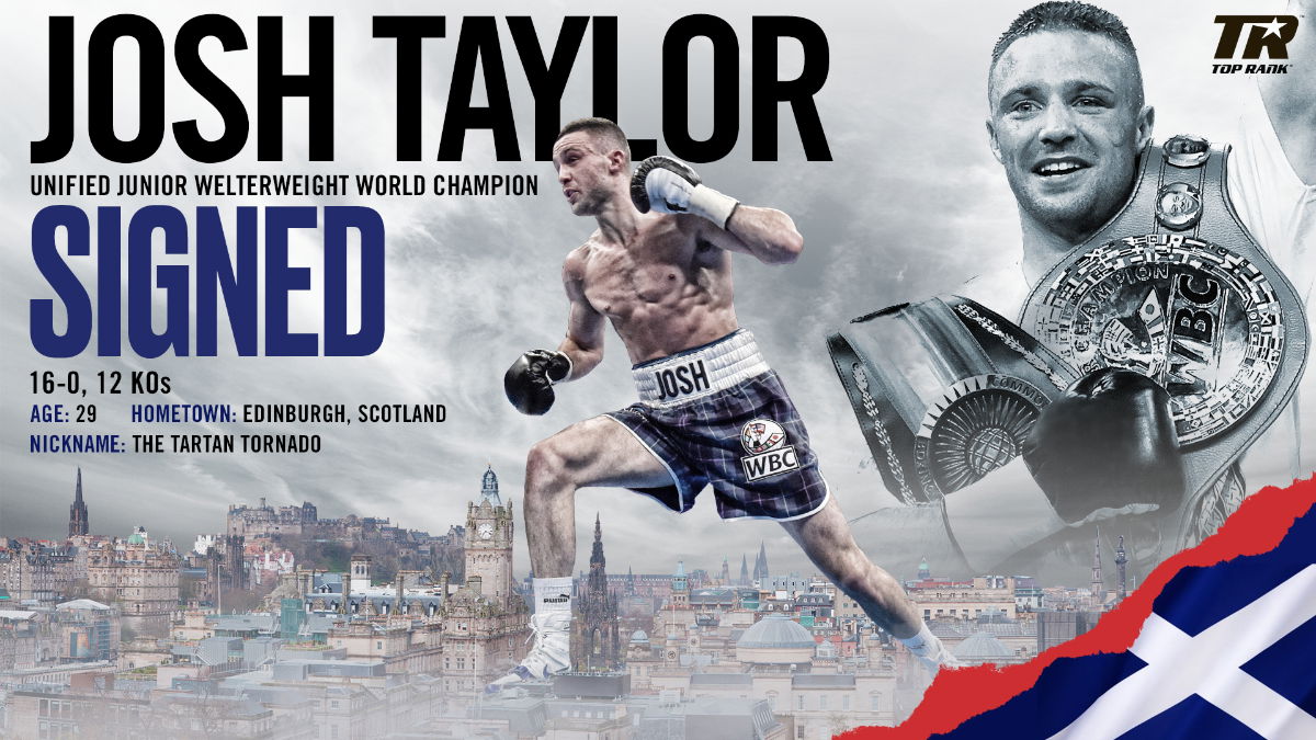 Josh Taylor signs with Top Rank, Jose Ramirez could be next