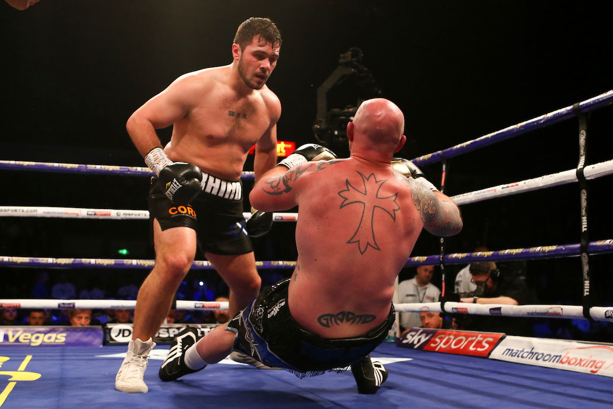 Dave Allen vs Dorian Darch (Dave Thompson/Matchroom Boxing)