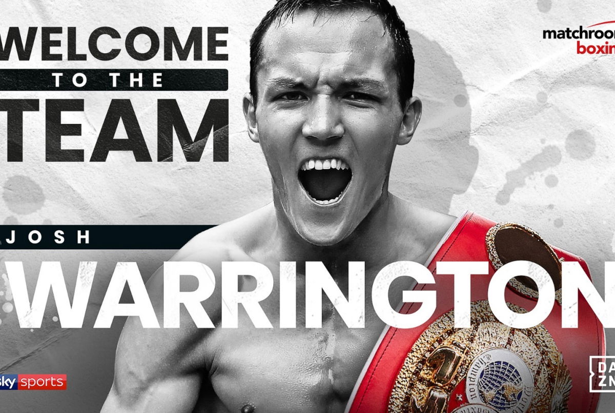 Eddie Hearn re-signs Josh Warrington following Frank Warren split