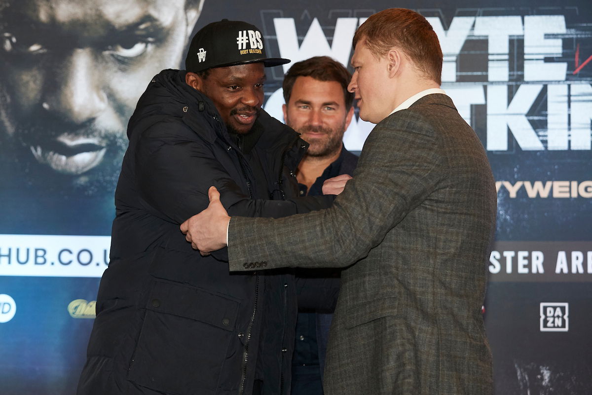 Eddie Hearn proclaims Dillian Whyte vs Alexander Povetkin a fight between world Top 5 heavyweights