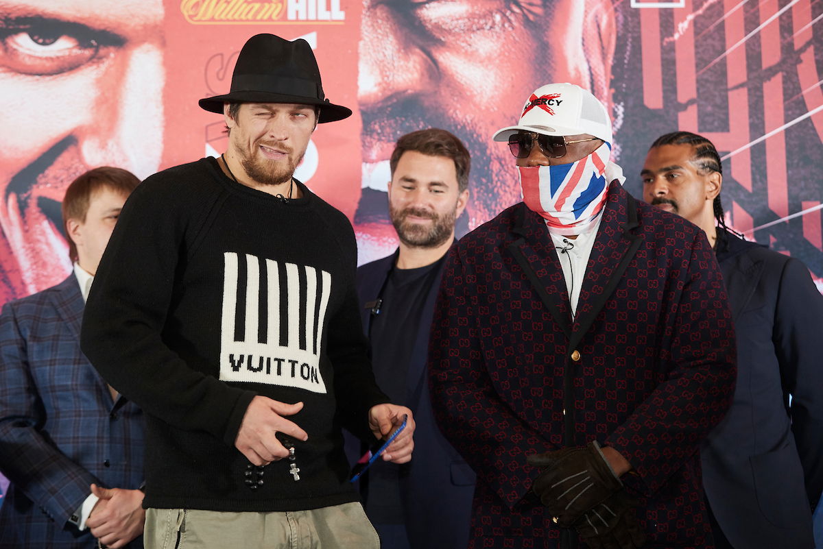 Dereck Chisora – I can’t get sparring partners for Oleksandr Usyk – press conference quotes