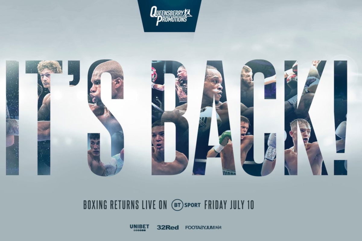 Frank Warren leads British boxing return, on July 10