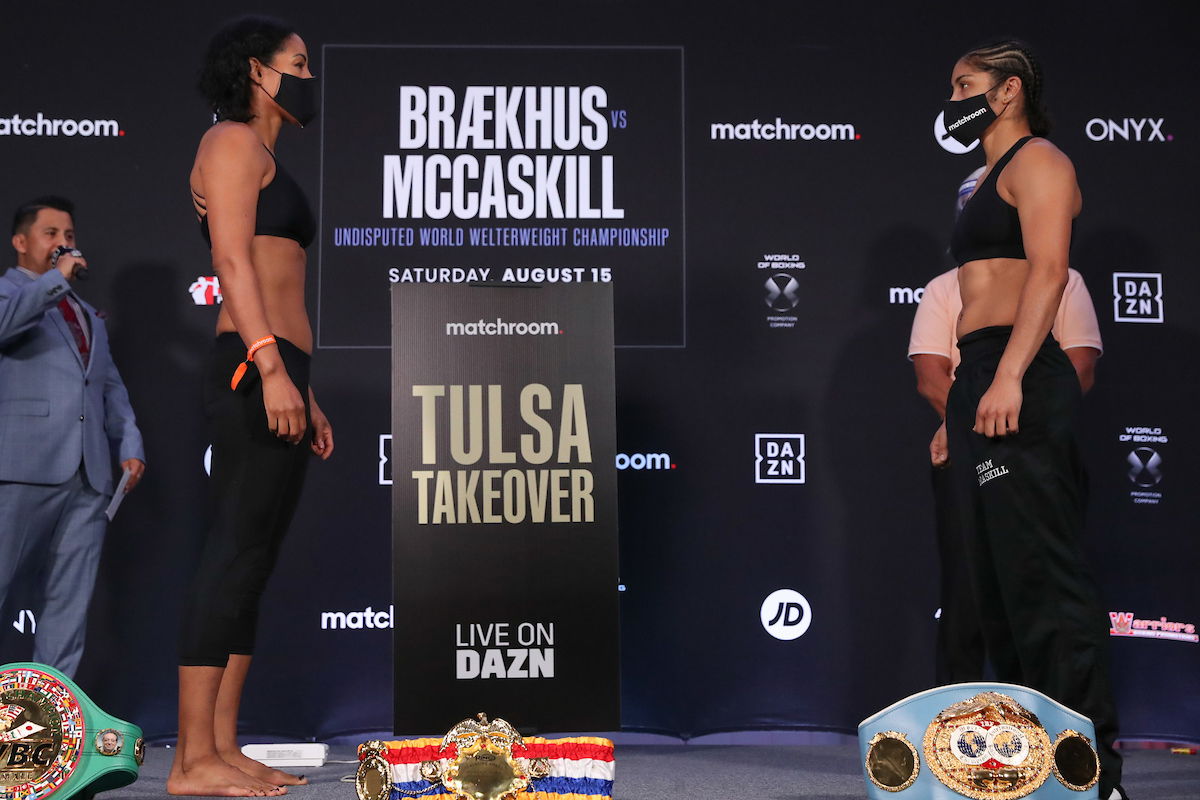Cecilia Braekhus vs Jessica McCaskill (Ed Mulholland/Matchroom)