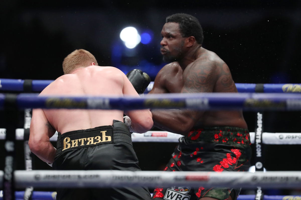 Dillian Whyte drops Alexander Povetkin twice, but is shockingly KOd