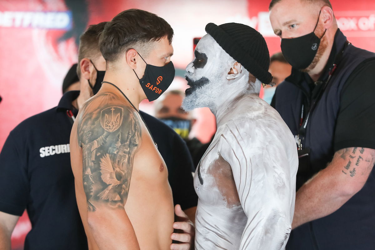 Oleksandr Usyk vs Dereck Chisora weights, TV channel, running order & undercard