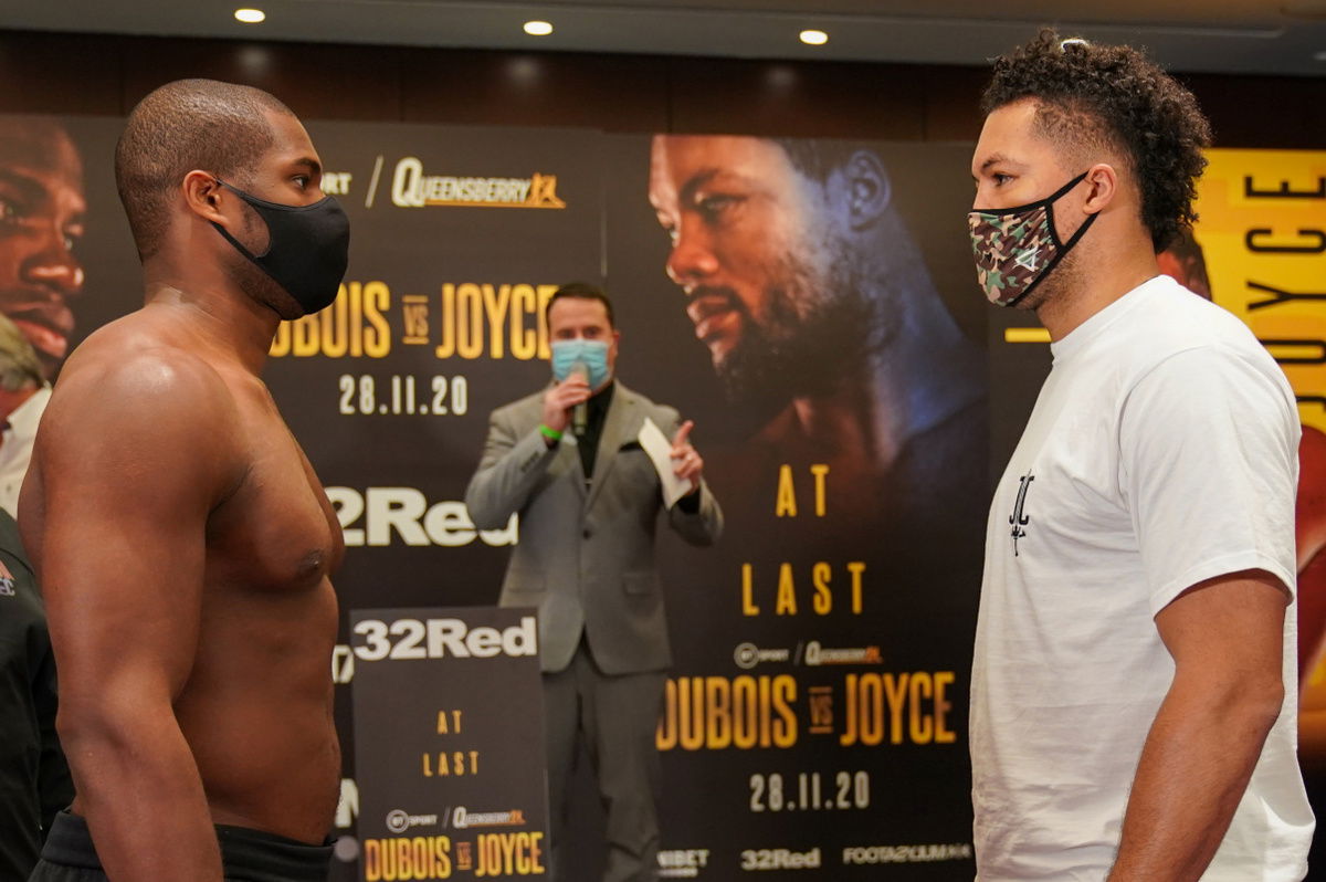 Daniel Dubois vs Joe Joyce weights, TV channel, running order & undercard