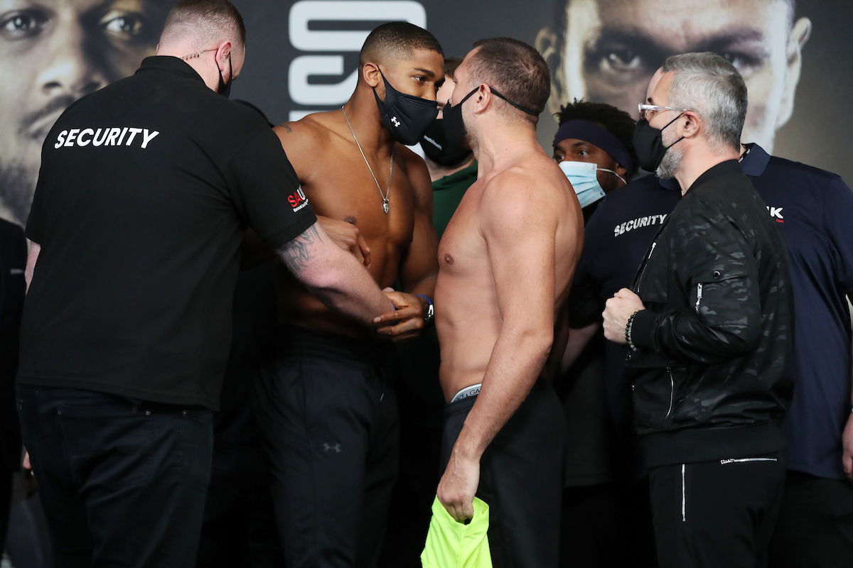 Anthony Joshua vs Kubrat Pulev weights, TV channel, running order & undercard