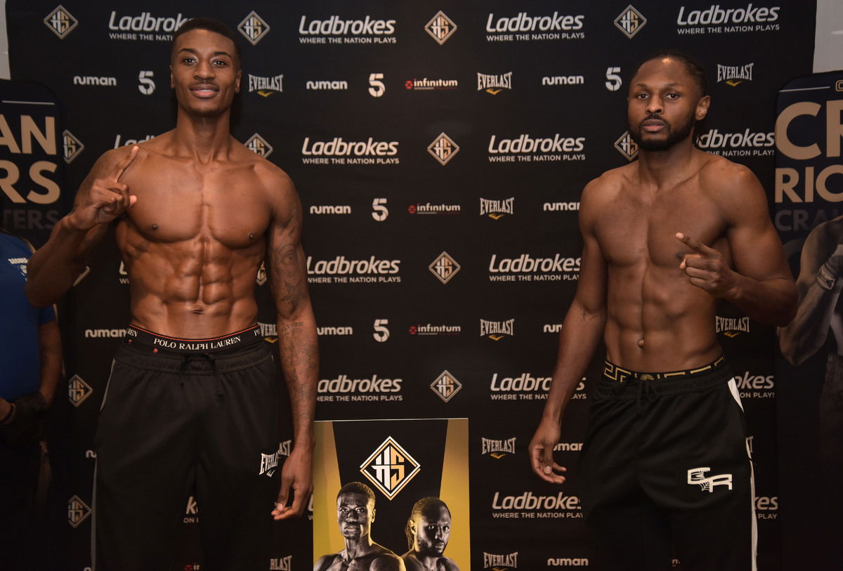 Shakan Pitters vs Craig Richards weights, TV channel, running order & undercard
