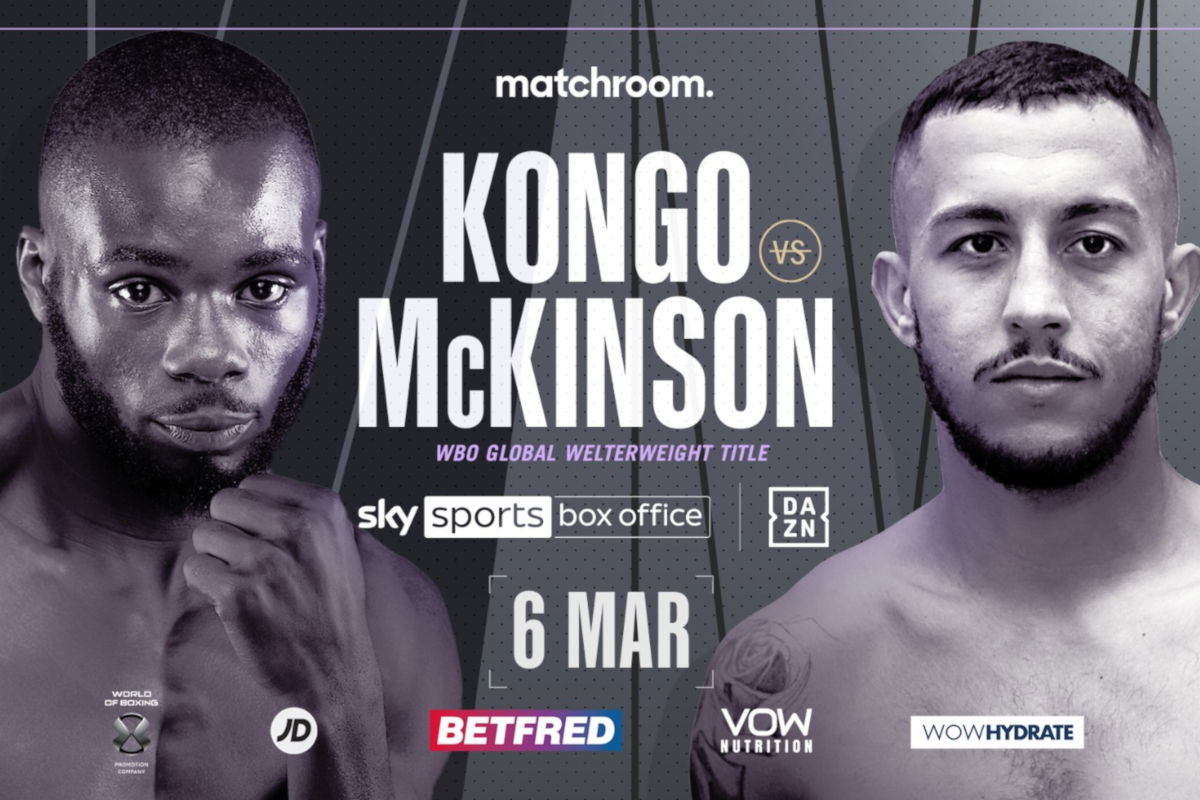 Chris Kongo vs Michael McKinson in battle of Britain’s most avoided welterweights