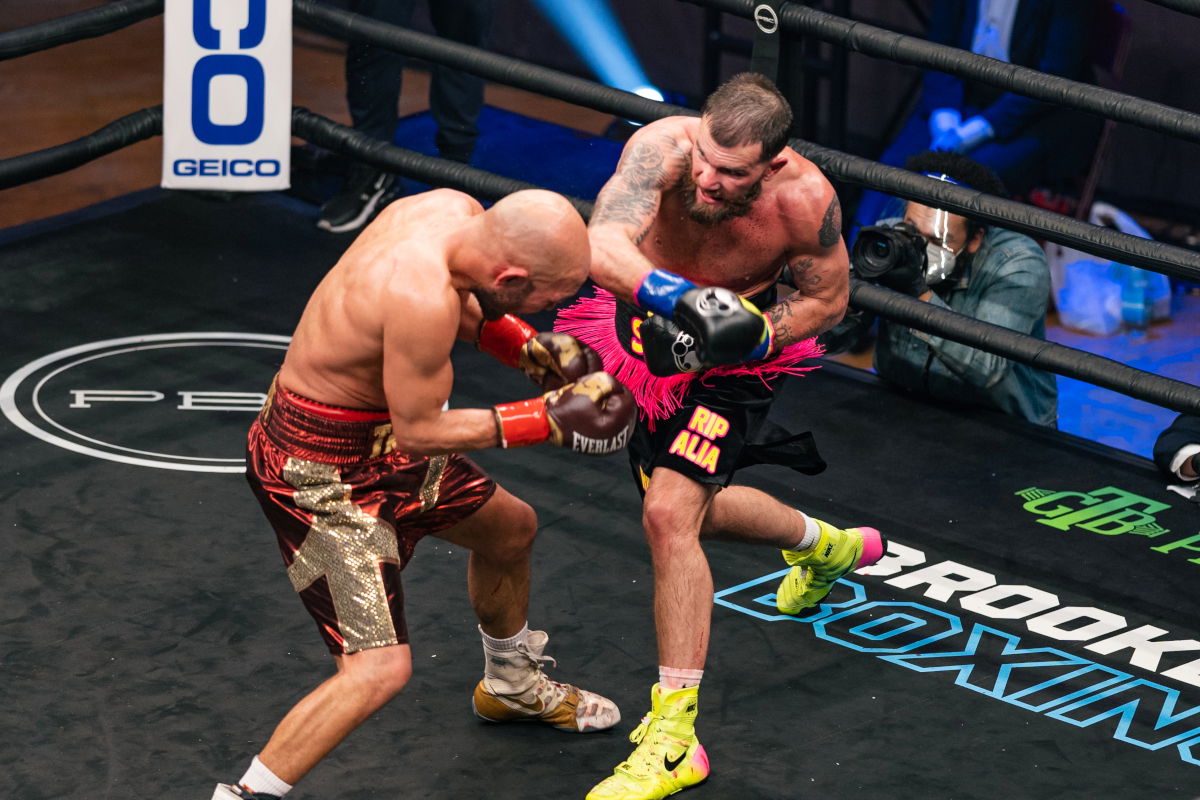 Caleb Plant vs Caleb Truax action (Ryan Hafey/Premier Boxing Champions)