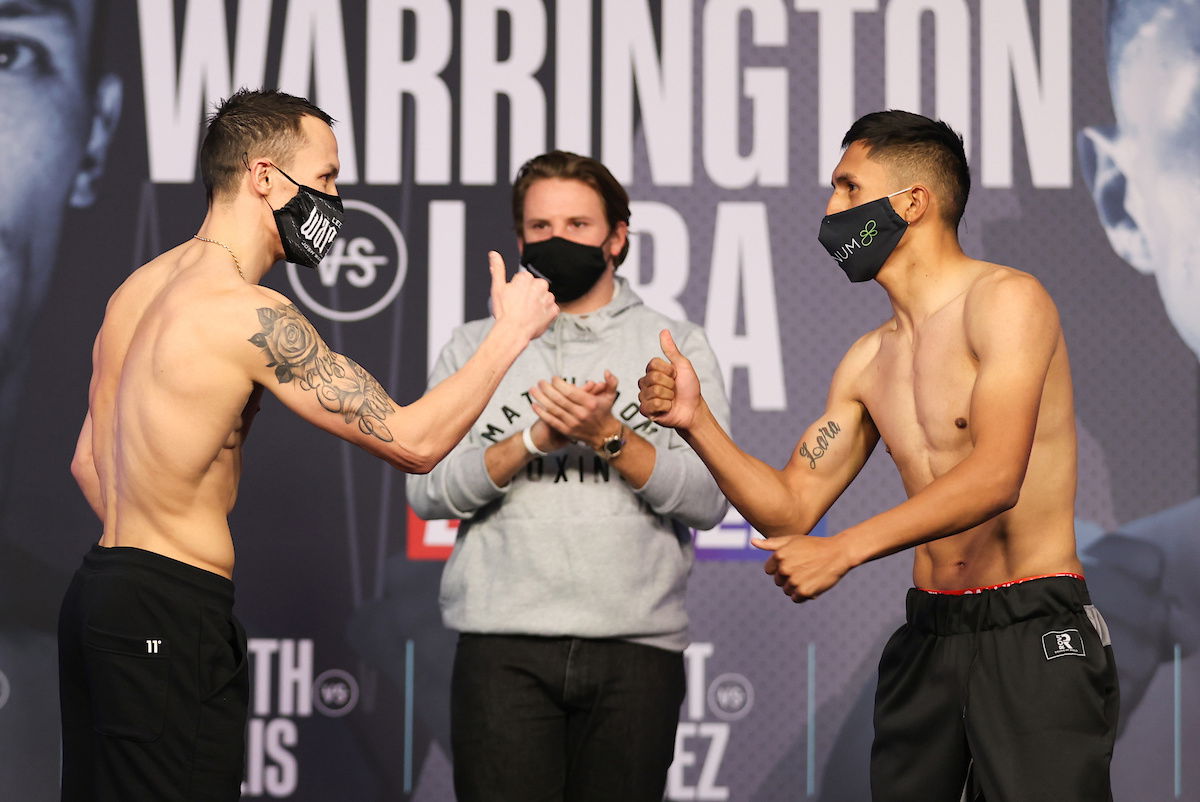 Josh Warrington vs Mauricio Lara weights, TV channel, running order & undercard