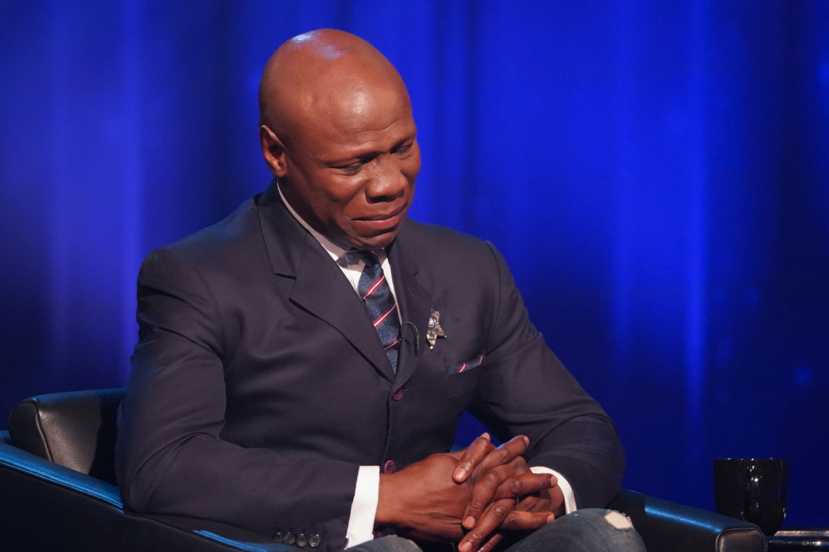 Chris Eubank breaks down in tears as Michael Watson tells him, ‘I love you’ from Piers Morgan audience