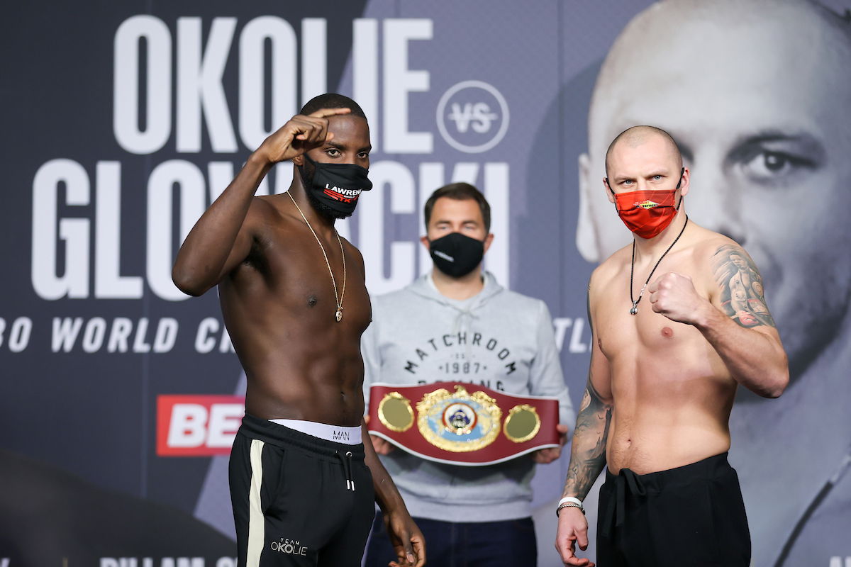 Lawrence Okolie vs Krzysztof Glowacki weights, TV channel, running order & undercard