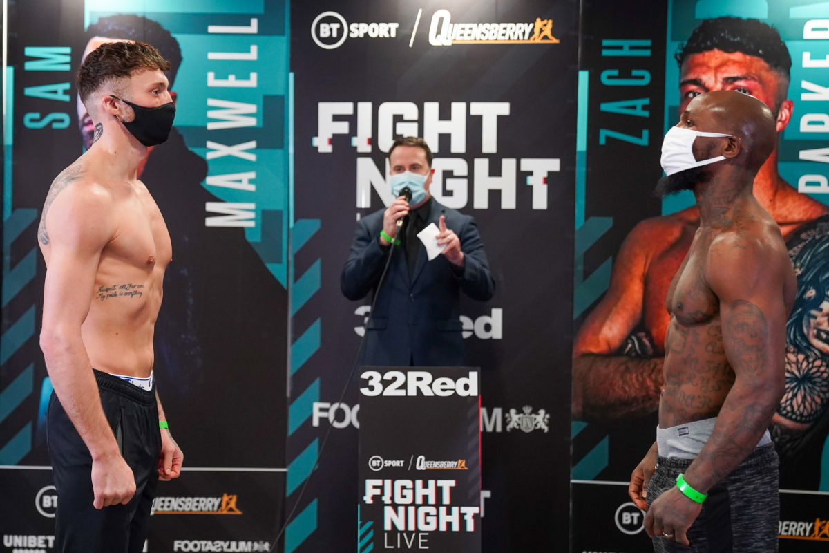 Zach Parker vs Vaughn Alexander weights, TV channel, running order & undercard