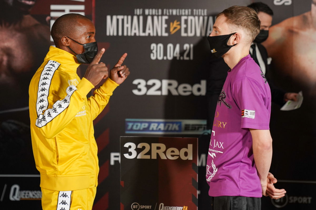 Moruti Mthalane vs Sunny Edwards weights, TV channel, running order & undercard