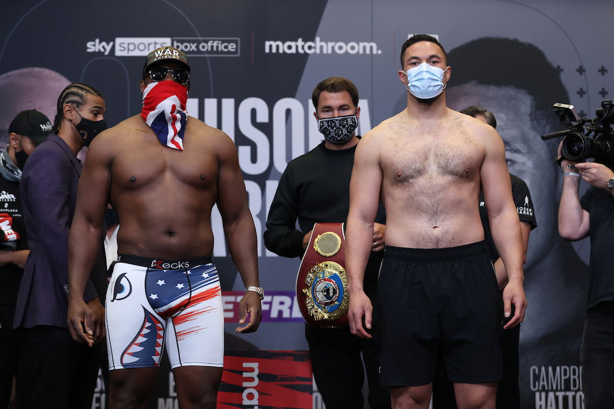 Dereck Chisora vs Joseph Parker weights, TV channel, running order & undercard