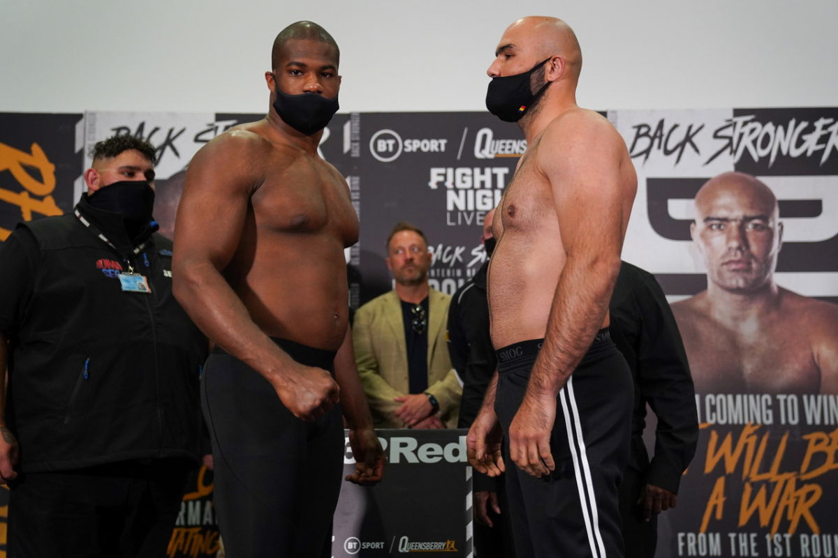 Daniel Dubois vs Bogdan Dinu weights, TV channel, running order & undercard
