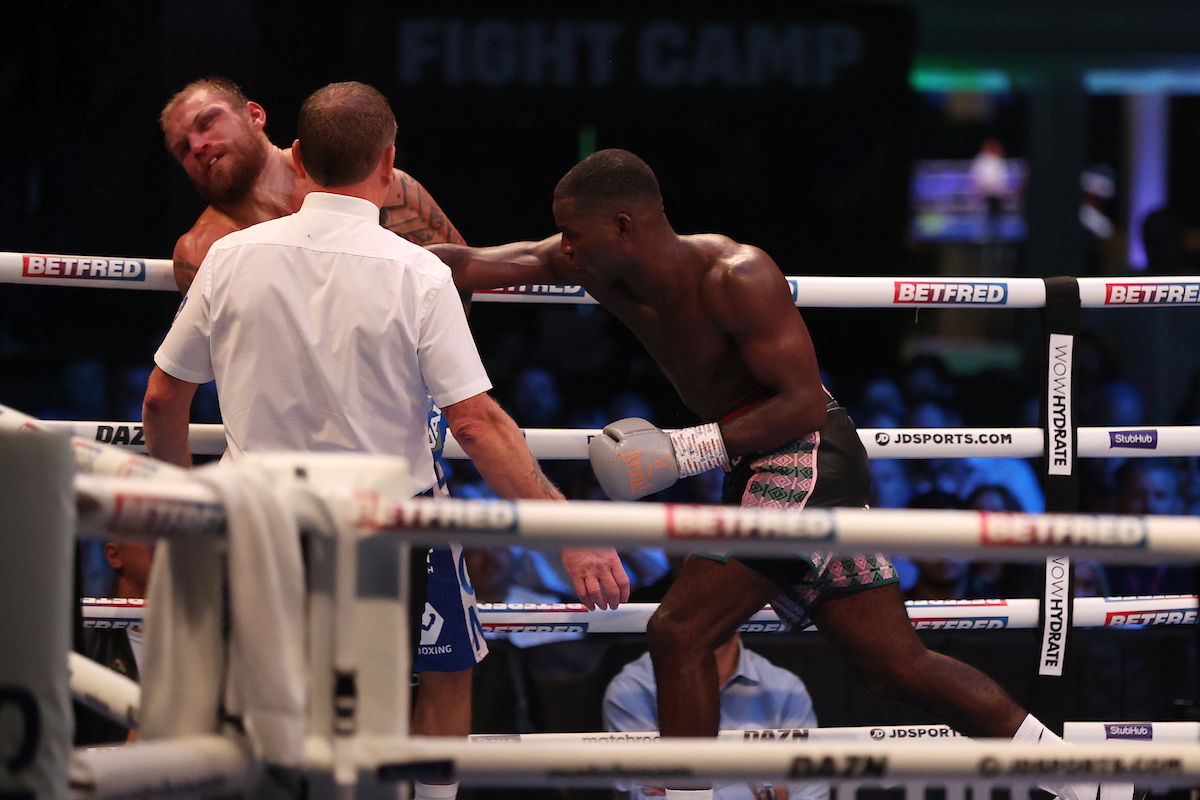 Joshua Buatsi stops stubborn Ricards Bolotniks, wins WBA eiminator