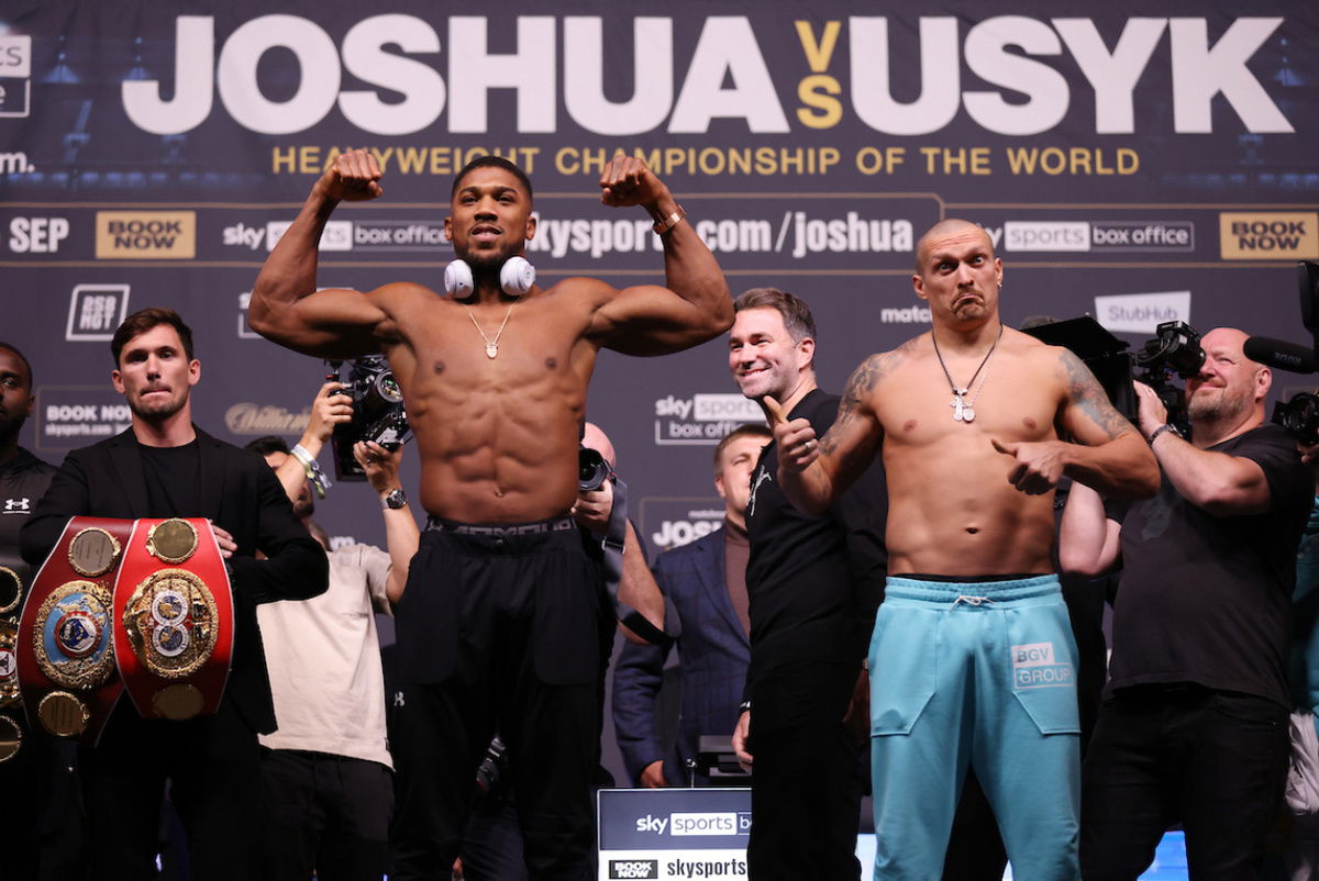 Anthony Joshua vs Oleksandr Usyk weights, TV channel, running order & undercard