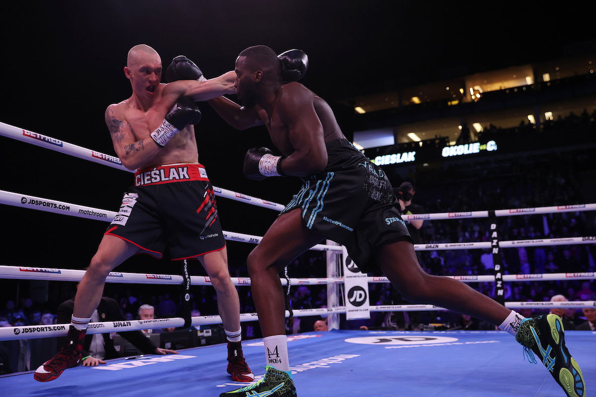 Lawrence Okolie taken the distance by dogged Michal Cieslak, Galal Yafai shines on debut