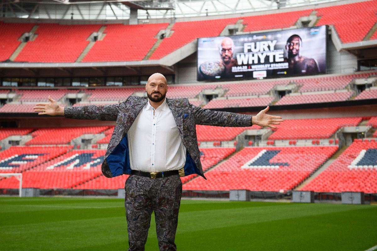 Tyson Fury vs Dillian Whyte sees 85,000 tickets sold in three hours for Wembley Stadium