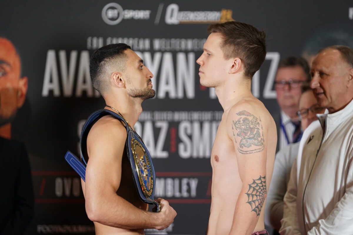 David Avanesyan vs Oskari Metz weights, running order, TV channel & undercard