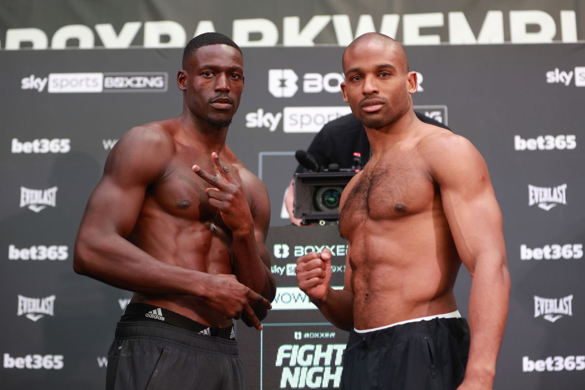 Richard Riakporhe vs Deion Jumah weigh-in