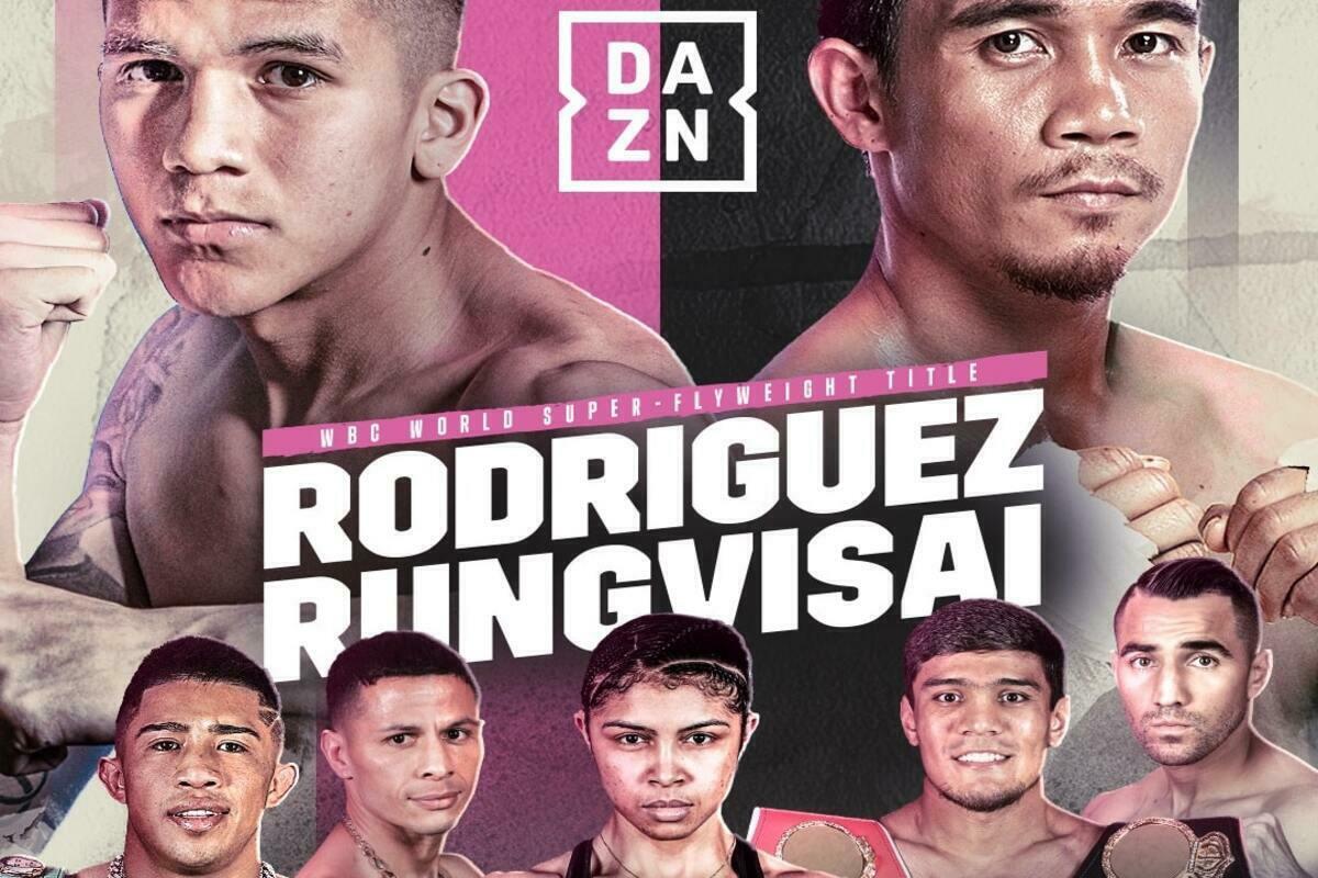 Bam Rodriguez vs Srisaket Sor Rungvisai heads up stacked card
