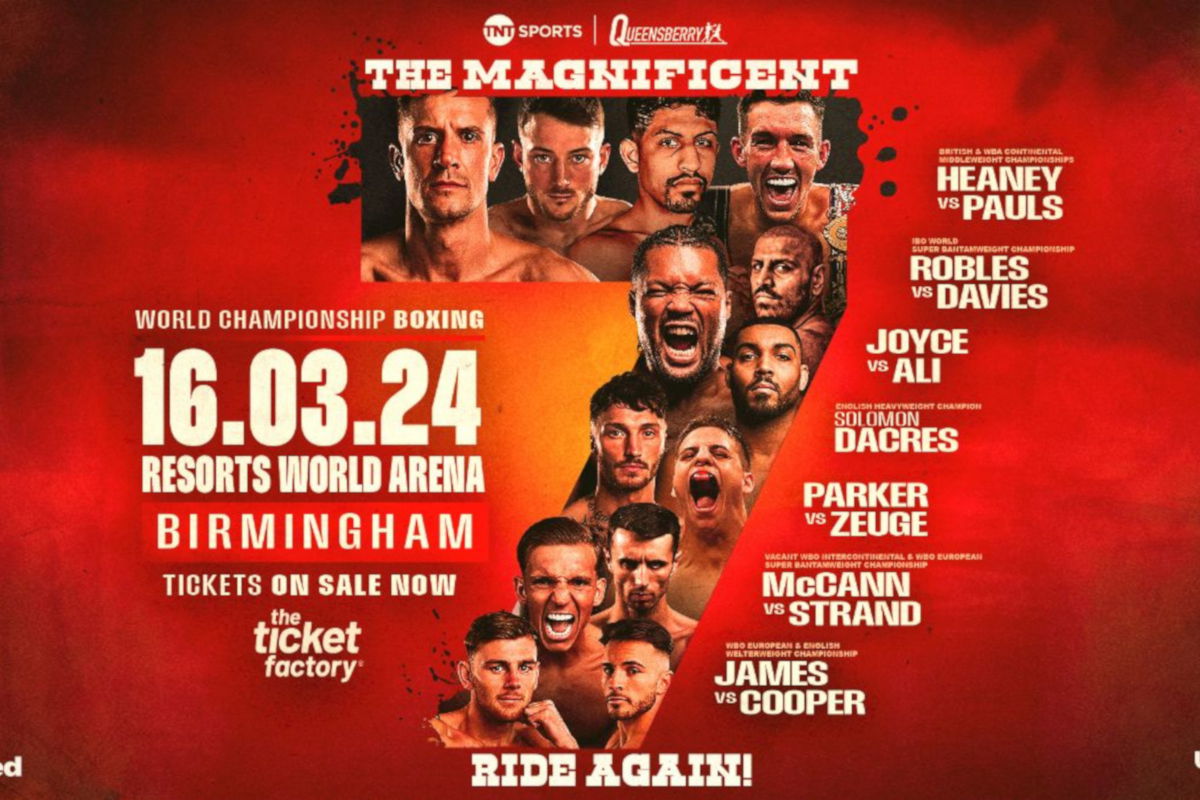 Joe Joyce returns, against Kash Ali, in Magnificent 7 show