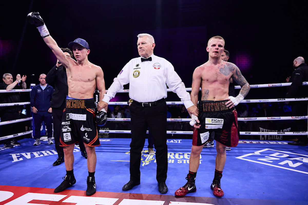 Peter McGrail beats Marc Leach, wants Dennis McCann next!