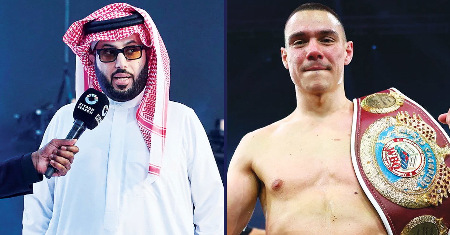 Turki Alalshikh and Tim Tszyu