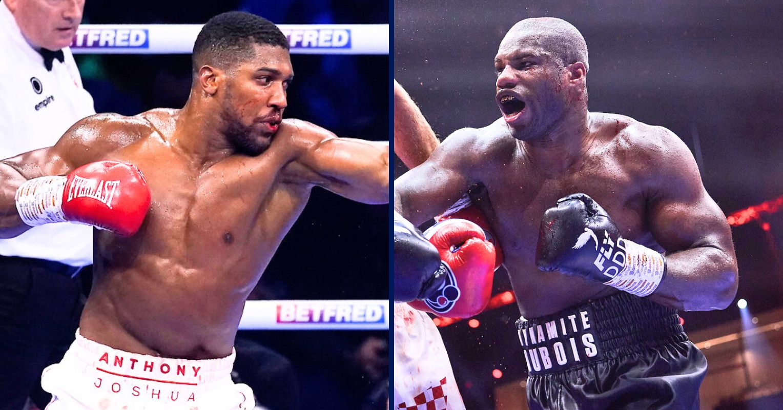 Anthony Joshua and Daniel Dubois