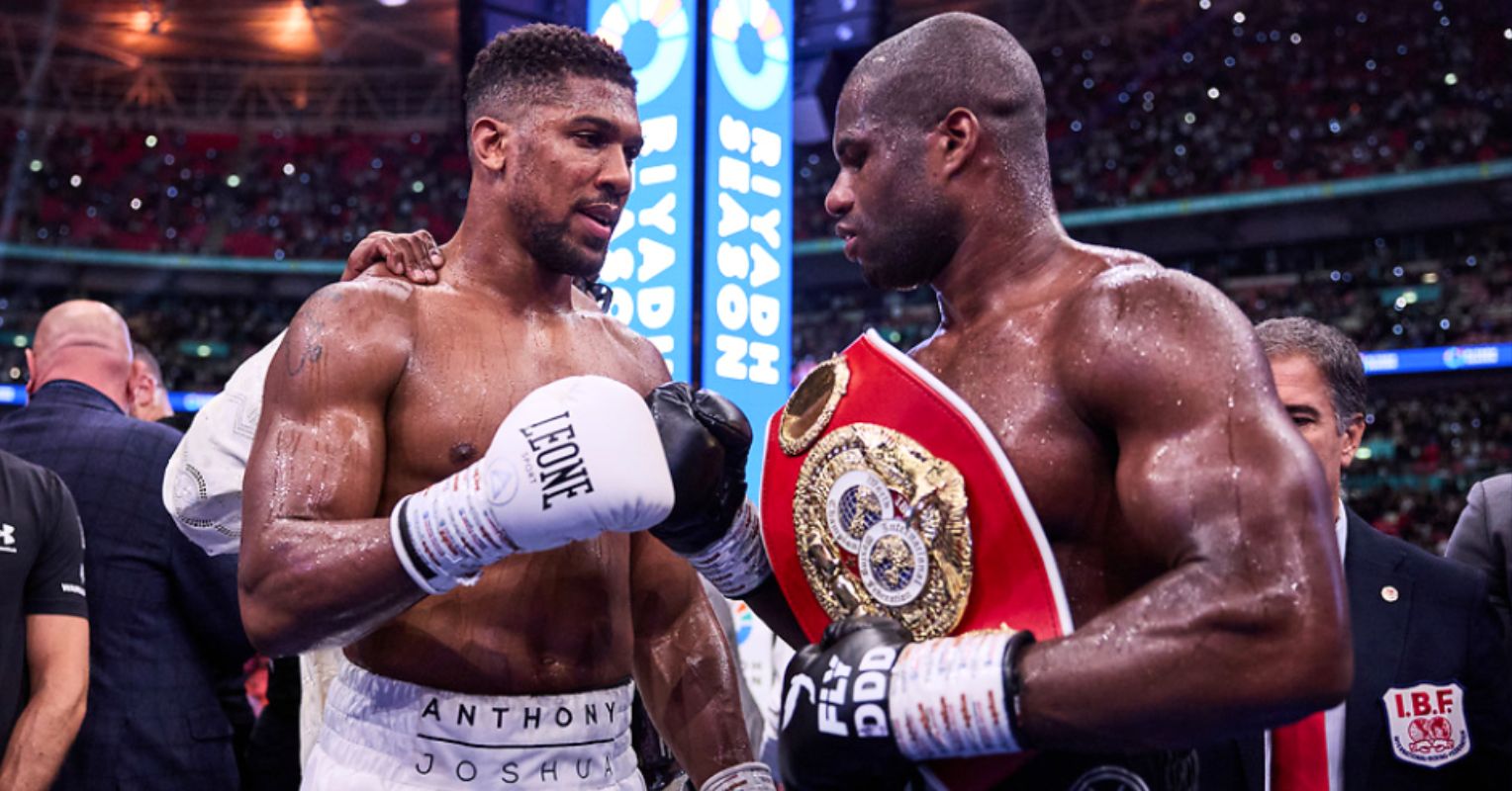 Anthony Joshua and Daniel Dubois