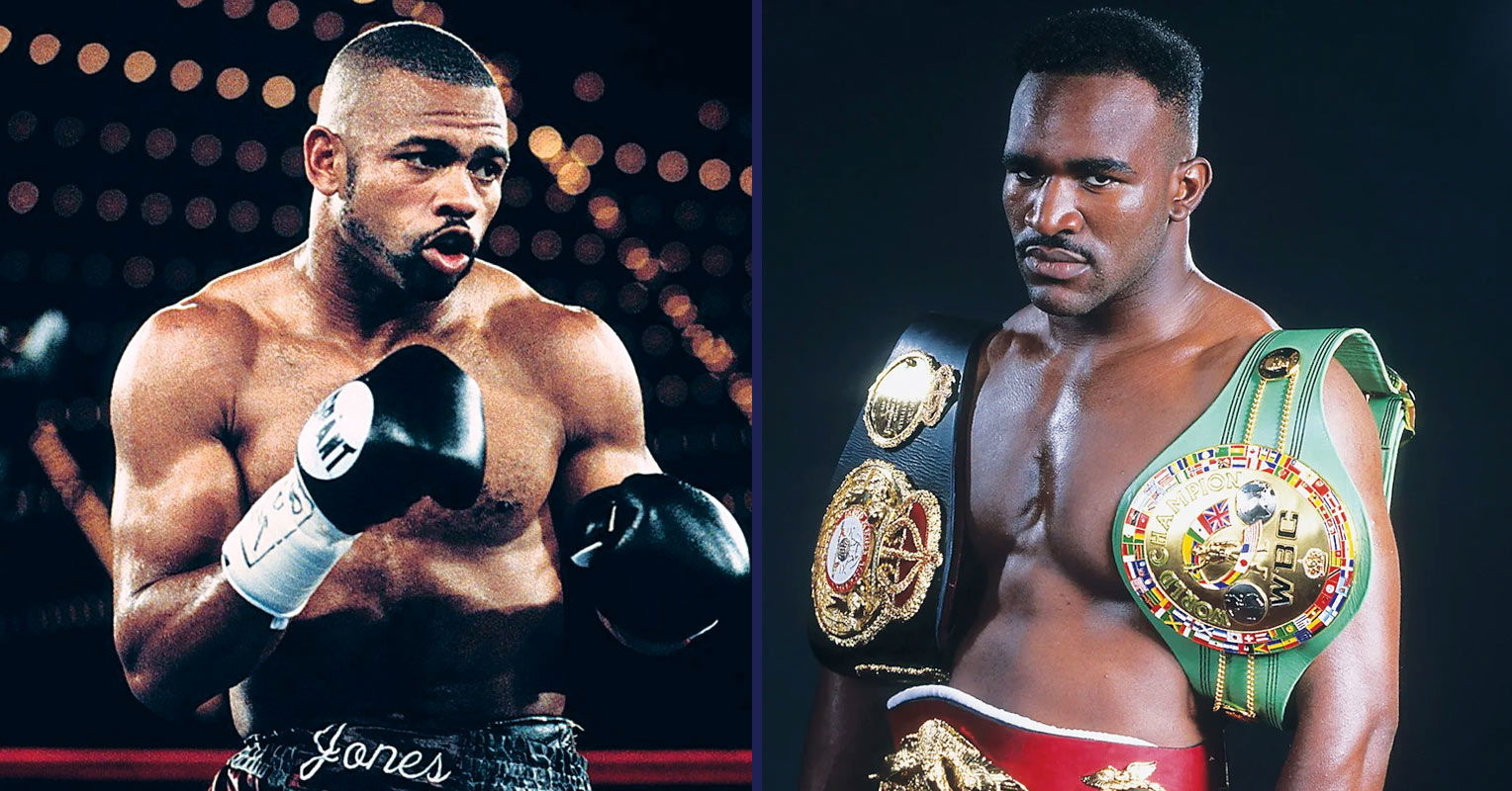Roy Jones Jr and Evander Holyfield