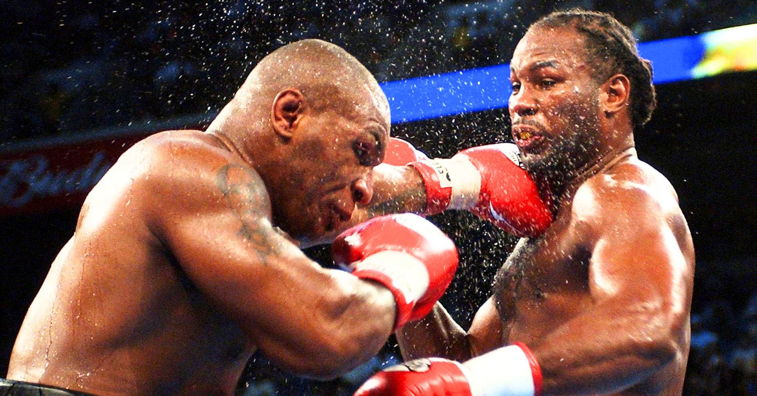Lennox Lewis and Mike Tyson