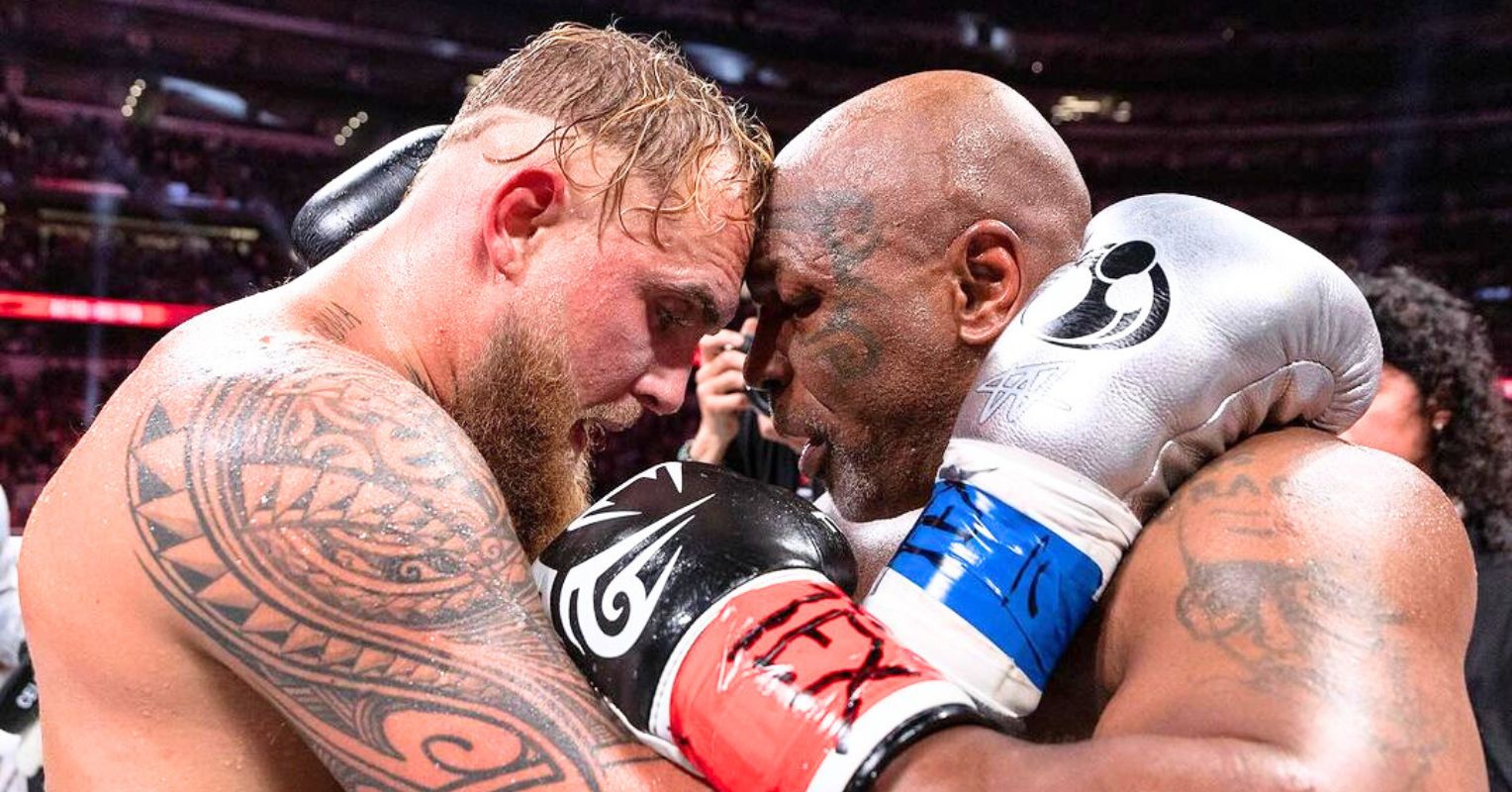 Jake Paul and Mike Tyson