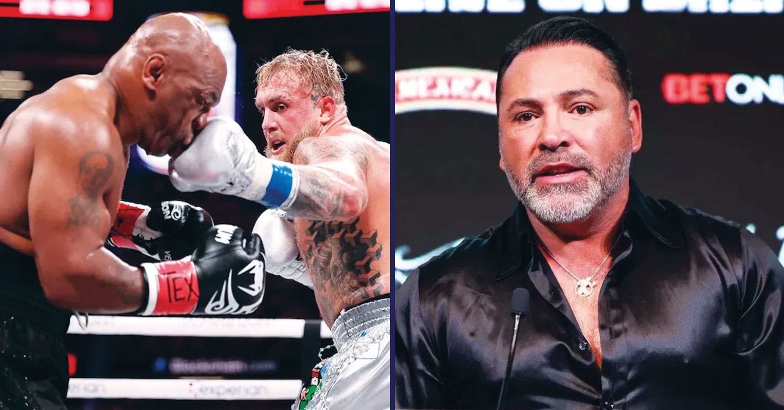 Oscar De La Hoya Offers Jake Paul Title Shot After ‘Disgusting’ Mike Tyson Fight: “He’ll KO You”