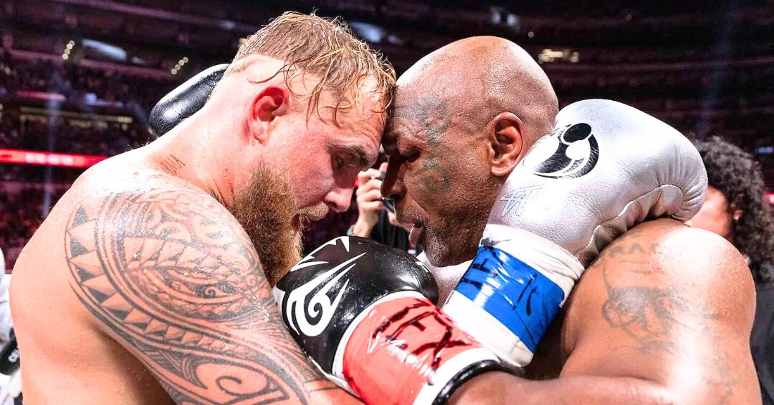 Mike Tyson and Jake Paul