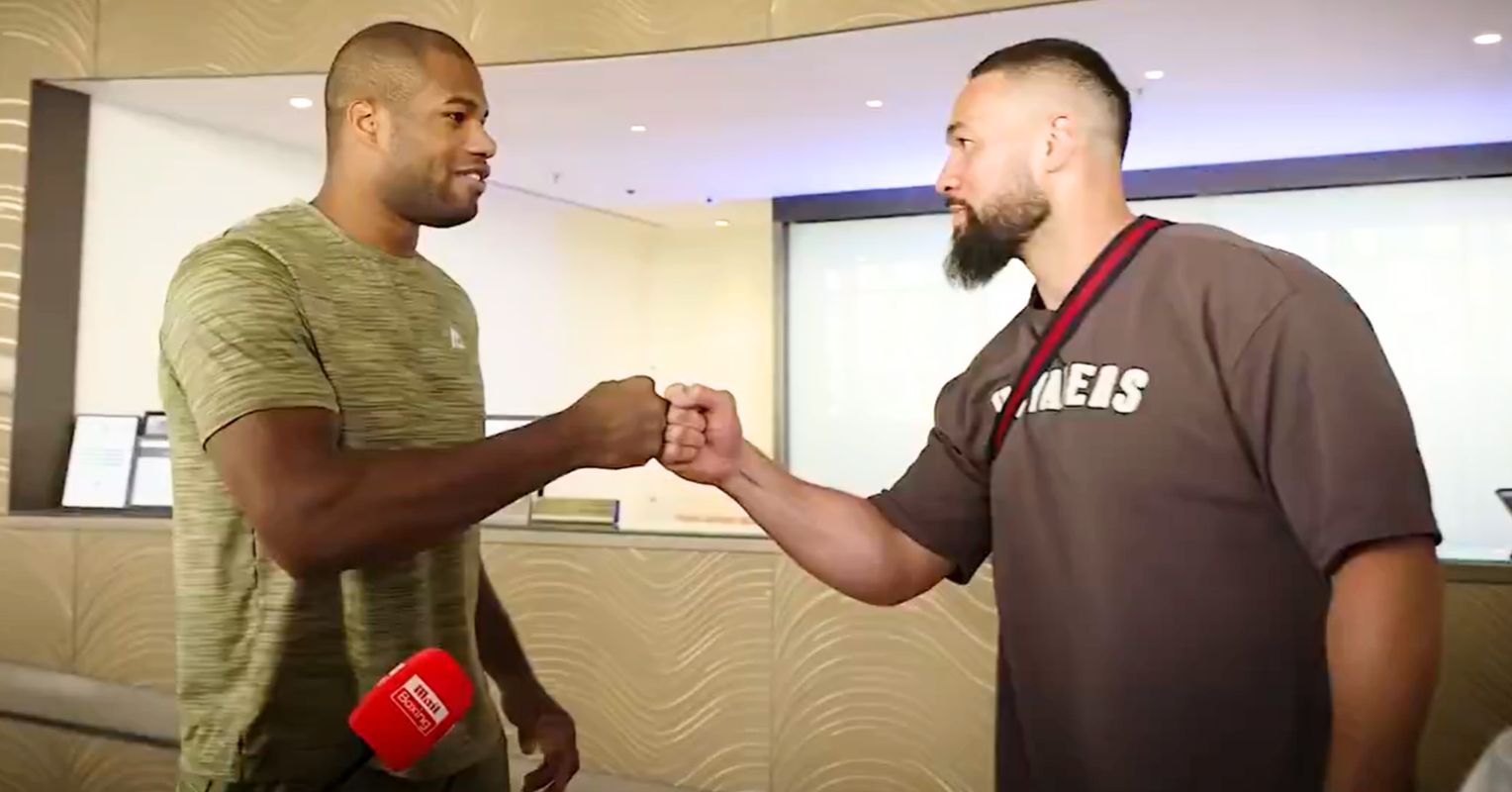 Daniel Dubois Had Just Two Words For Joseph Parker In First Meeting Since Title Fight Announced