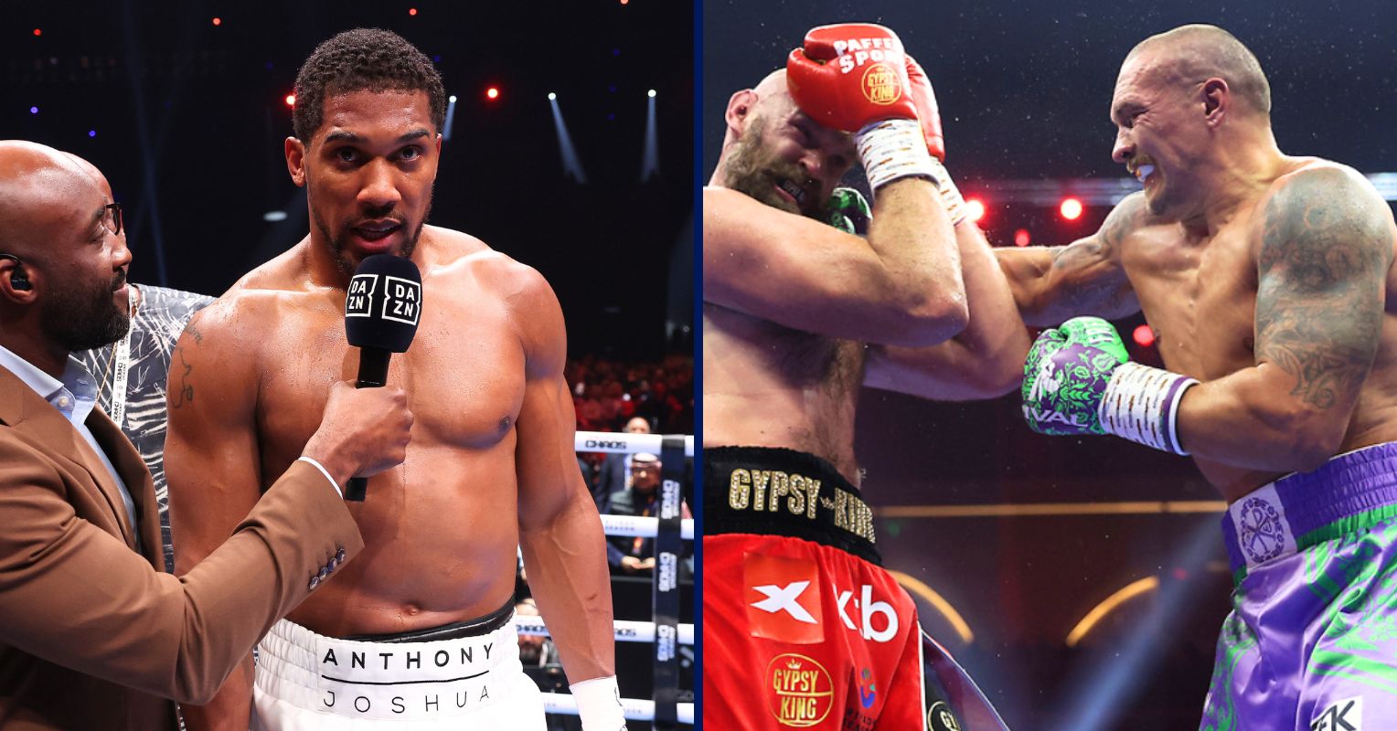 Anthony Joshua Reveals His Exact Oleksandr Usyk vs Tyson Fury Score As Usyk Retains World Titles