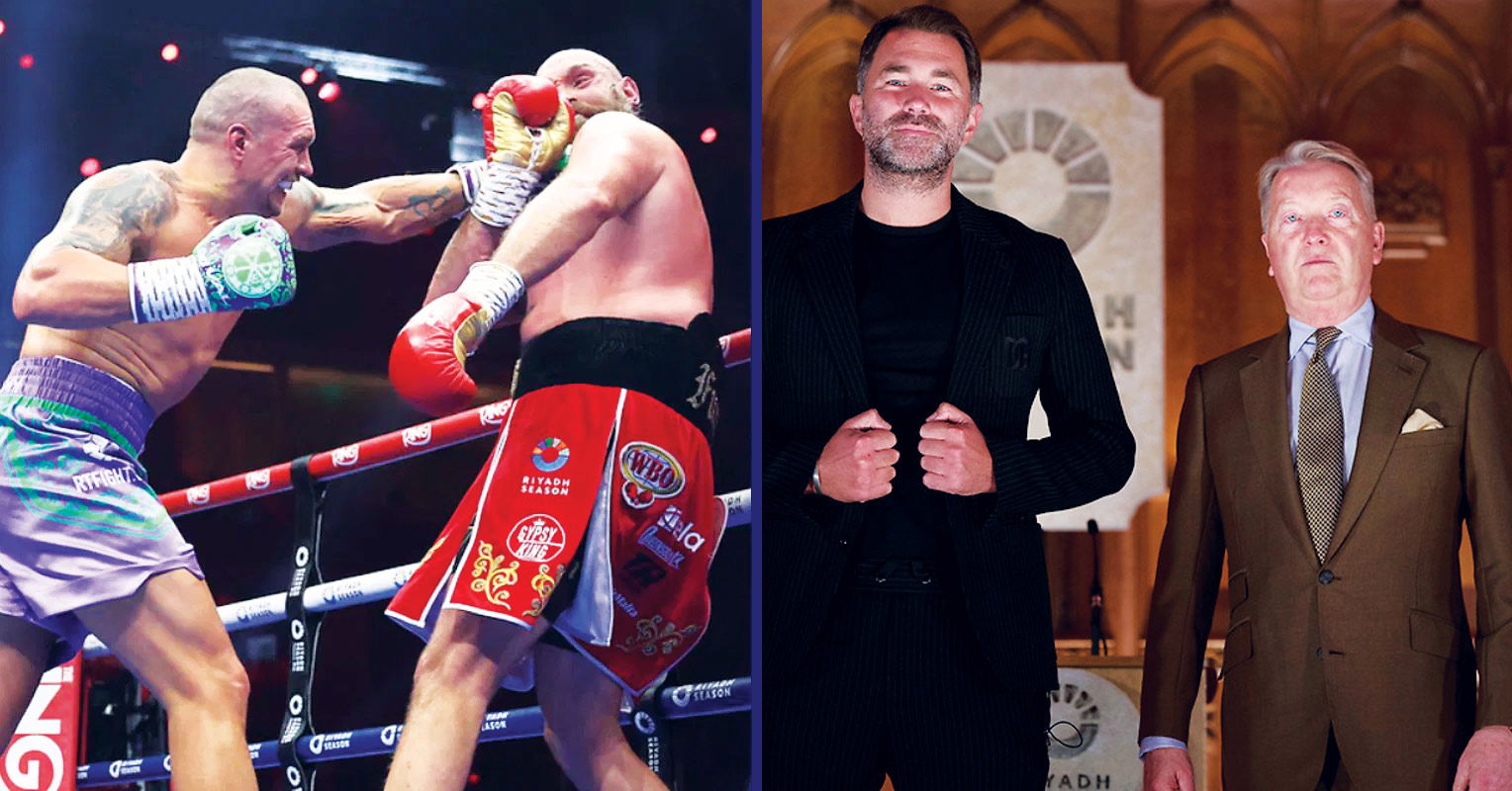 Frank Warren And Eddie Hearn Disagree On Their Tyson Fury vs Oleksandr Usyk Scorecards
