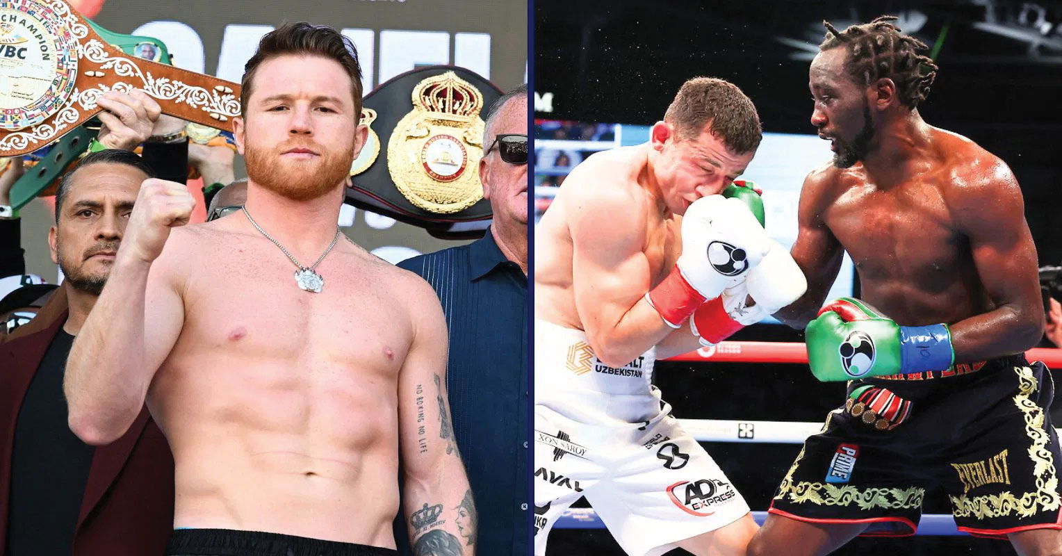 Canelo Alvarez, Terence Crawford and Israil Madrimov